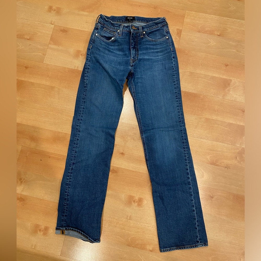 ME+EM Women's Straight Jeans in Dark Blue